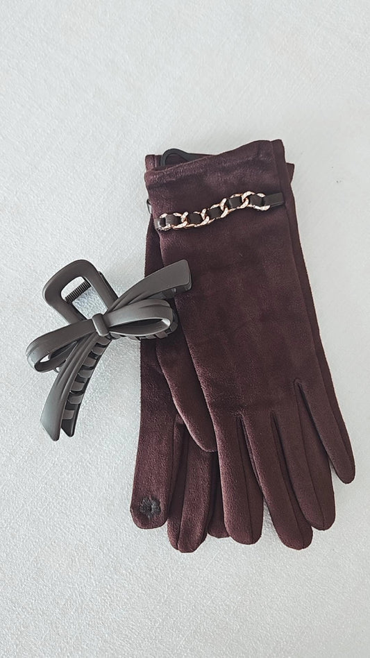 Handschoenen strass steentjes