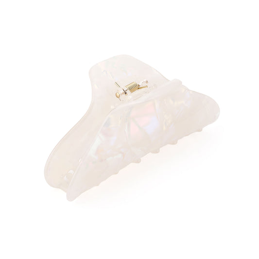 Haarclip rond - parelmoer