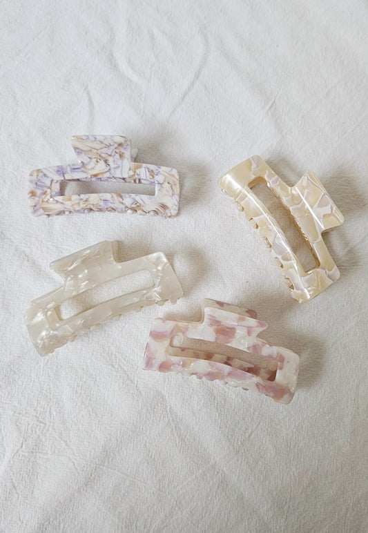 Haarclip vierkant - klein