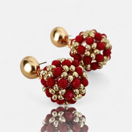 Oorbel Madelief - bolvormig