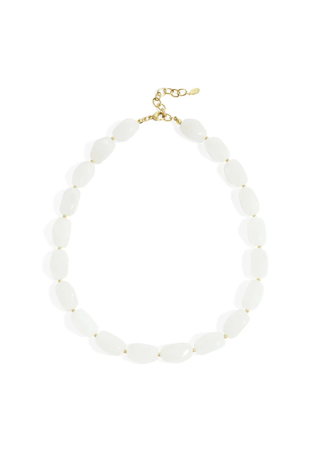 Ketting met organische kralen