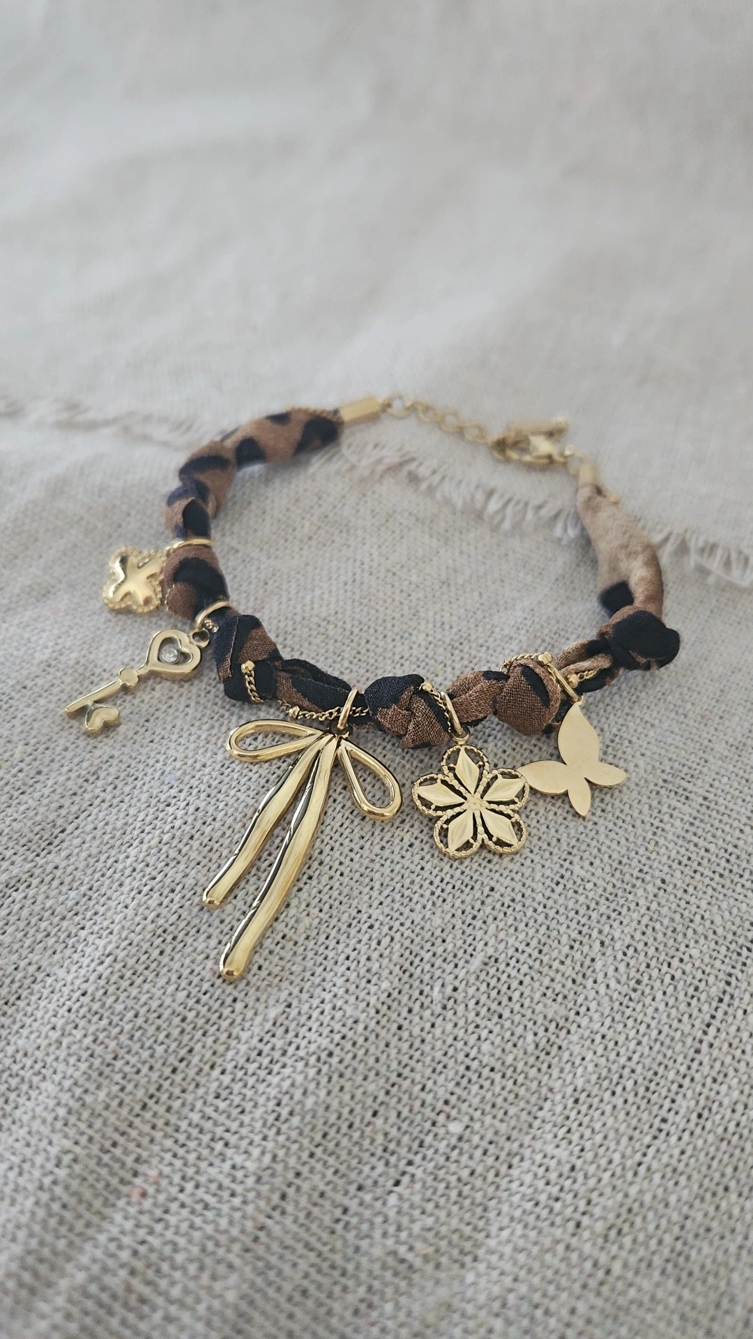 Bedel armband luipaard