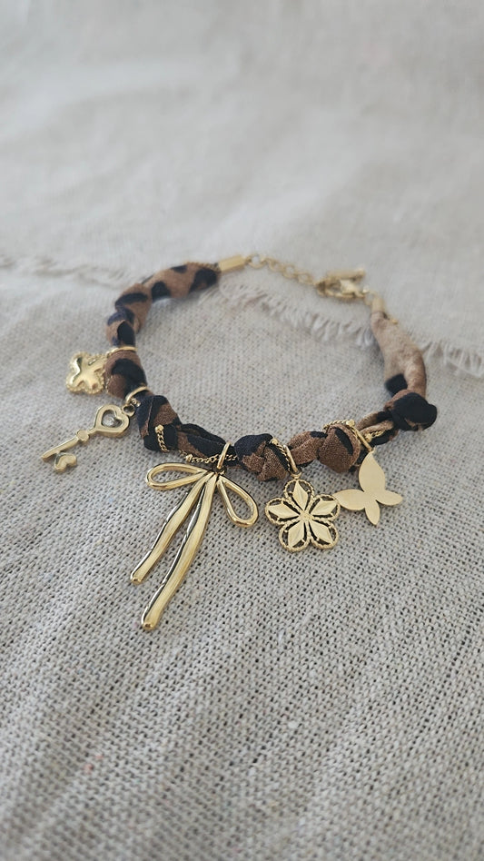 Bedel armband luipaard